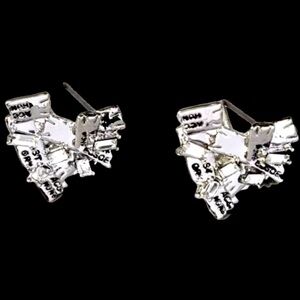 “Trash Heap” Newspaper Clippings Pile Abstract Art Unique Grunge Punk Metal Stud